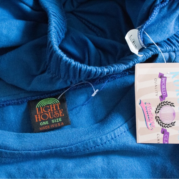 Light House | Vintage 80s/90s NWT RARE 100% Black Woman Top/Pants Set | 1 Size - Picture 5 of 12